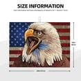 thumbnail image 2 of Fotbe Eagle With USA Flags Alfombrilla de Secado para Cocina con Estampado, 18x24 Pulgadas, 2 of 7