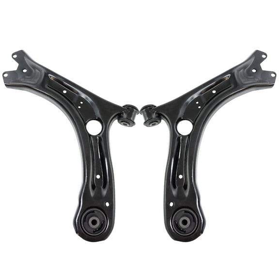 TRQ Front Lower Suspension Control Arm LH RH Pair 2pc Set for VW Beetle Passat PSA66839