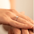 thumbnail image 3 of Anillo Promesa Modelo  Plata Talla 8, 3 of 4