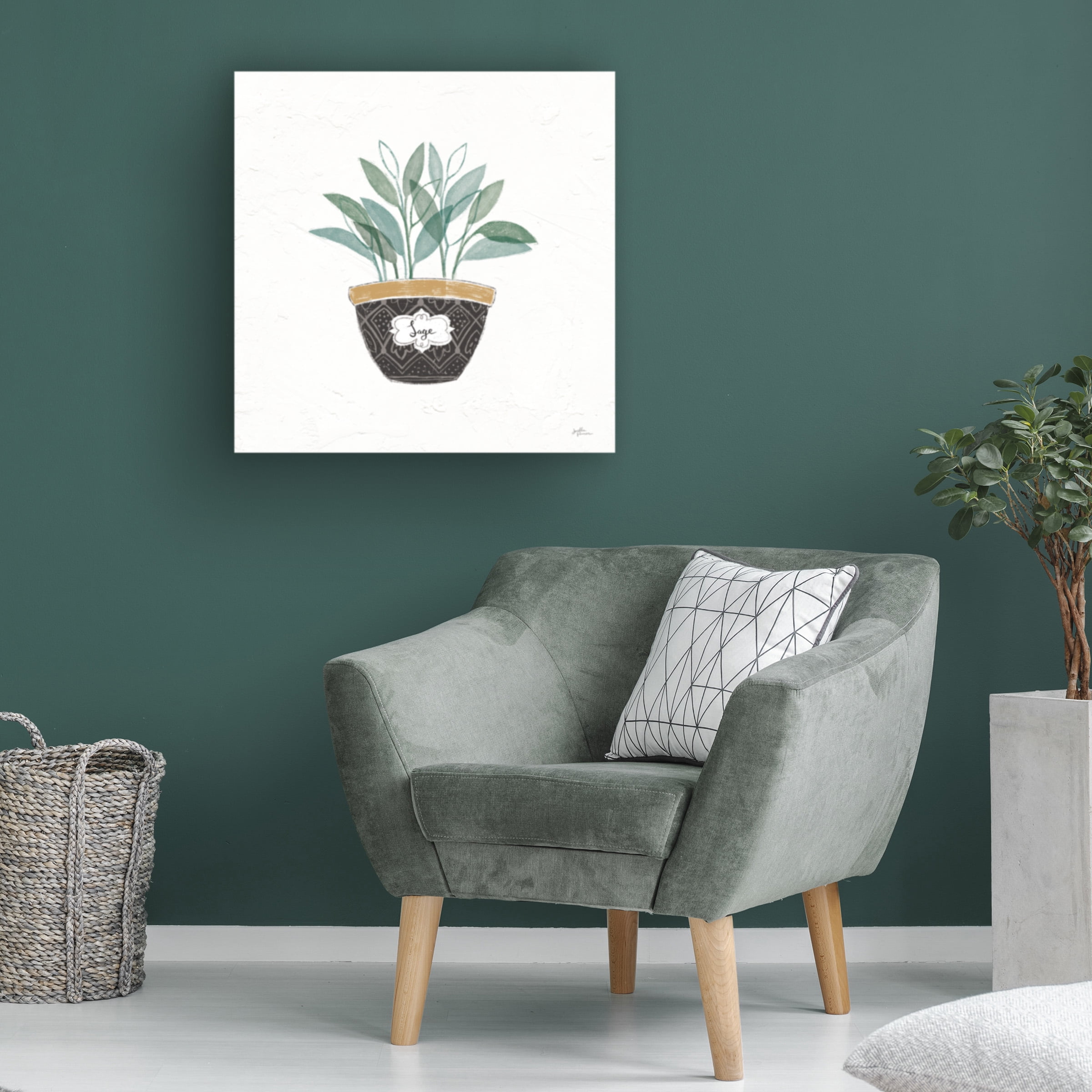 Janelle Penner 'Fine Herbs VII' Canvas Art