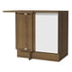 thumbnail image 1 of Mueble Inferior de Cocina Esquinero Madesa Glamy 1 Puerta Marron/Blanco, 1 of 5