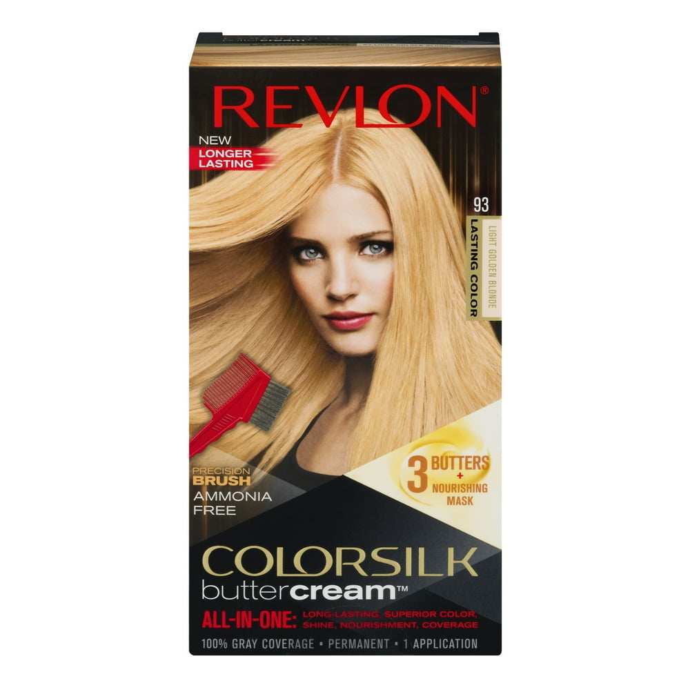 Revlon ColorSilk Buttercream Hair Color, Light Golden Blonde Walmart