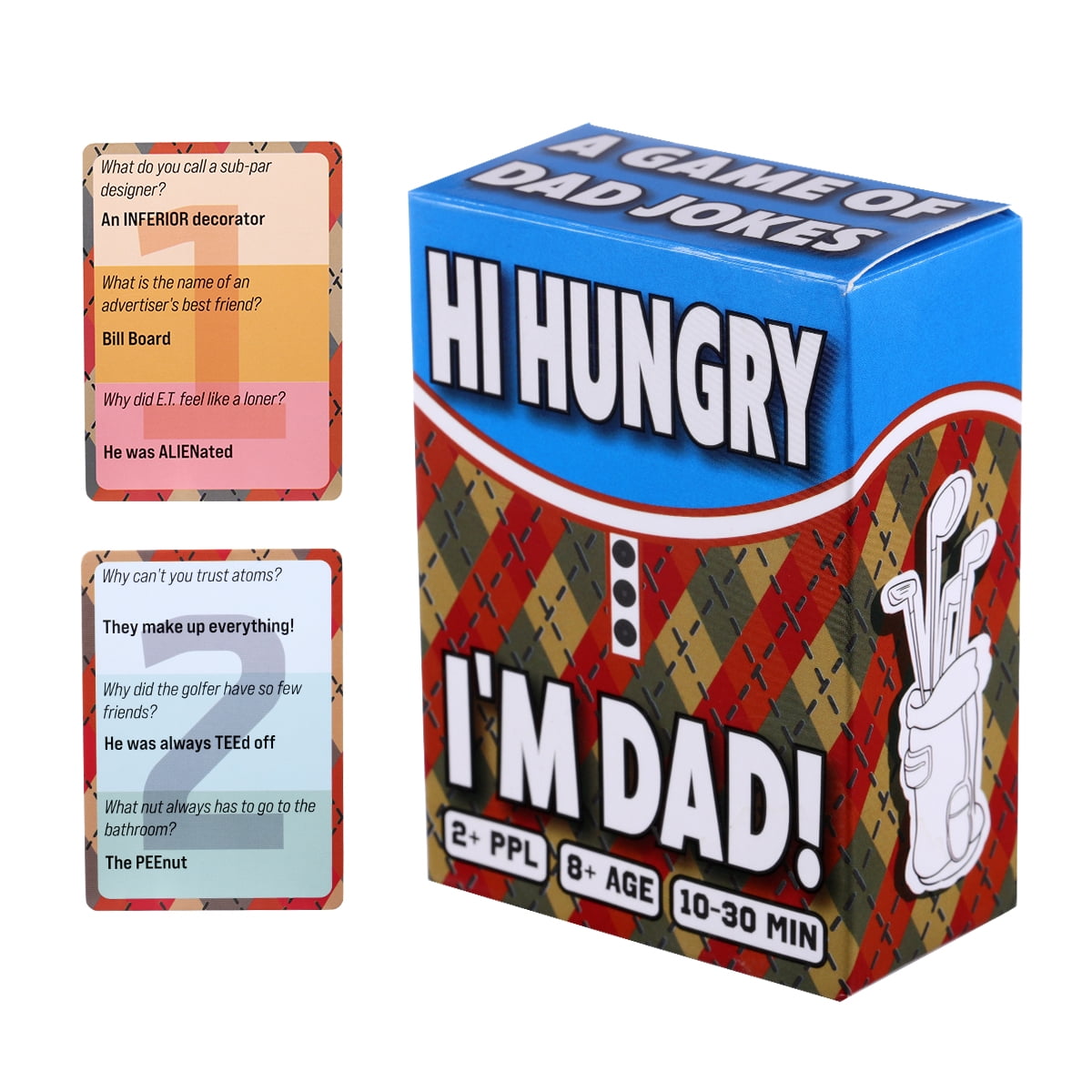 HI Hungry… I'm DAD, Dad Jokes Card Game for Kids, Card Games for ...