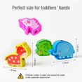 thumbnail image 5 of Cordones de cuentas para niños pequeños Montessori Cordón de juguete Animales de madera Frutas Verduras Juguetes para enhebrar para niños BANYUO Hogar, 5 of 5