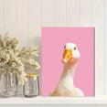 thumbnail image 2 of Whimsical Goose Portrait Canvas Wall Art 15.75x11.81 Inches, 2 of 8