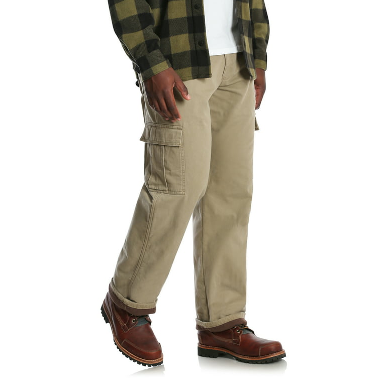 Wrangler Men's Fleece Lined Cargo Pant 