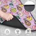 thumbnail image 3 of Sikiie Cartoon Donuts Car Foot Mat Set of 4 Pieces Basics Universal Fit Rubber Carpet Floor Mats For Car SUV Van & Truck, 26.8"L x 17.3"W (Front), 13"L x 17.3"W(Rear), 3 of 6