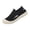 Black_006, variant on Women’s Breathable Knit Platform Walking Shoes, Hollow Cutout Slip On Closed Toe Casual Sneakers Non-Slip Thick Sole Daily Outdoor Footwear 10(EU-43) 43