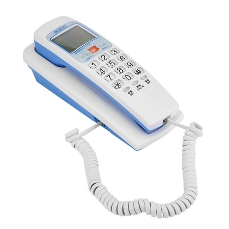 Anauto Extension Telephone, FSK/DTMF Caller ID Telephone Corded Phone Desk Put  Landline Fashion Extension Telephone For Hom,  Corded (Best Landline Phones With Caller Id In India)
