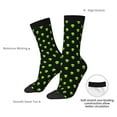 thumbnail image 4 of Yiaed Green Monster Print Great elasticity Crew Socks Sports socks for Men and Women, 4 of 6