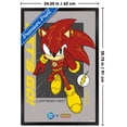 thumbnail image 3 of DC X Sonic The Hedgehog - Sonic Lightning Fast Wall Poster, 22.375" x 34" Framed, 3 of 5