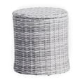 thumbnail image 5 of Elle Decor Vallauris Outdoor Side Table with Storage, Grey, 5 of 6