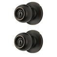 thumbnail image 3 of (2 pack) Hyper Tough Two Keyed Entry Ball Locking Doorknobs Oil-Rubbed Bronze Finish Twin Pack, 3 of 9