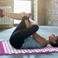 thumbnail image 3 of Masajeador Cojín de masaje Estera La acupresión alivia el dolor de espalda y cuerpo con almohada púrpura YUNYI BRAND Deportes, 3 of 8