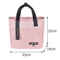 thumbnail image 2 of Bolsa de almuerzo térmica con aislamiento portátil para mujeres, hombres, Rosado Sunnimix Bolsa de almuerzo, 2 of 8