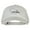 White, variant on Wisconsin with Map Outline Embroidered Washed Cotton Twill Cap - Black OSFM
