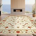 thumbnail image 2 of Design&I 4'x6' Ultra Soft Area Rug, Beige Boho Abstract Vintage Geometric Mosaic Solid Minimalist None Fluffy Washable Non Shedding for Bedroom Living Room Home Office, 2 of 7