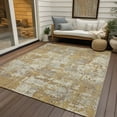 thumbnail image 6 of Addison Rugs Chantille Indoor/Outdoor Transitional Abstract Gold Washable Rectangle Rug, 8' x 10', 6 of 6