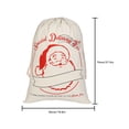 thumbnail image 3 of Bolsa de regalo de calcetín navideño Diseño con cordón Titular de juguete de caramelo Organizador de almacenamiento Bolsa de tela Tipo 4 Kearding HA000866-04B, 3 of 7