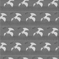 thumbnail image 1 of Ahgly Company Indoor Square Patterned Gray Dolphin Gray Area Rugs, 6' Square, 1 of 1