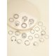 thumbnail image 3 of 21pcs/set Fashion Faux Pearl & Leaf Decor Ring For Women For Dating Gift, 3 of 4