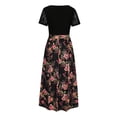 thumbnail image 2 of Baikeli Liquidation d'Été Robes pour Femmes 2024 Mode pour Femmes Sans Manches Été Uni Col Rond Robe Courte Robes d'Été pour Femme, 2 of 4