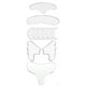 thumbnail image 1 of Minnieouse Parche antiarrugas de silicona para la frente, mejillas, barbilla, pegatinas para levantar la cara, piel para mujer, parches para los ojos, Tratamientos faciales  11 piezas/juego Minnieouse CE014527-01, 1 of 6
