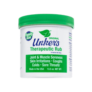 Unker's Therapeutic Rub Throat Remedies Cough & Cold Cream