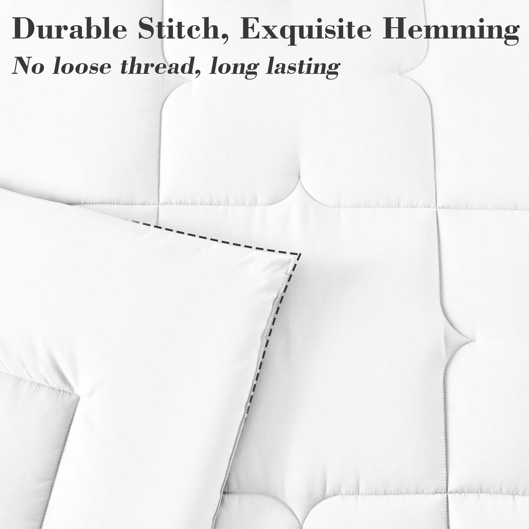 CIVETET 2-Piece Twin/Twin XL Comforter Set - All-Season Down Alternative Bedding Bundle with Pillow Sham, Premium Soft Bedding Set Machine Washable