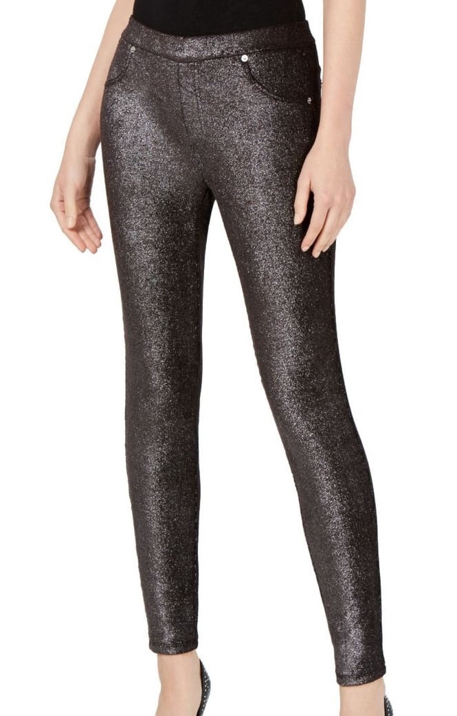 Michael Kors Womens Pants Metallic Foil 