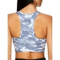 thumbnail image 2 of Reebok Womens Essential Print Sports Bra with Back Pocket and Removable Cups, Sizes XS-XXXL, 2 of 4