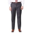 thumbnail image 3 of Mens Classic Fit Two Button 100% Wool Wrinkle Resistant Suit - Medium Grey, 3 of 4