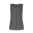 thumbnail image 5 of Tank Tops for Women 2037 Vacation, Womens Tops Dressy Casual Tunics Periwinkle Ladies Tops And Blouses Clearance Sale Short Sleeve Tunic Tops for Women 3Xl, 5 of 5