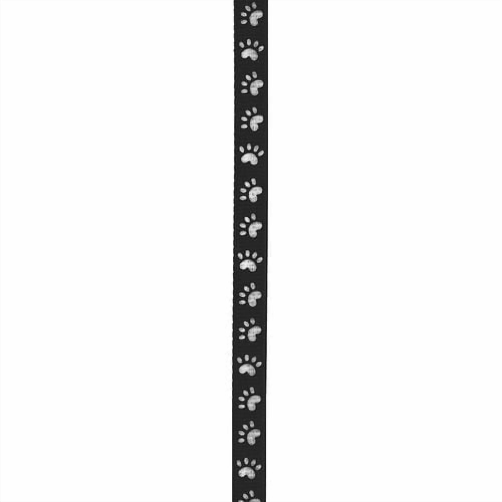 Ruban de grosgrain à motifs de pattes Offray 10mm