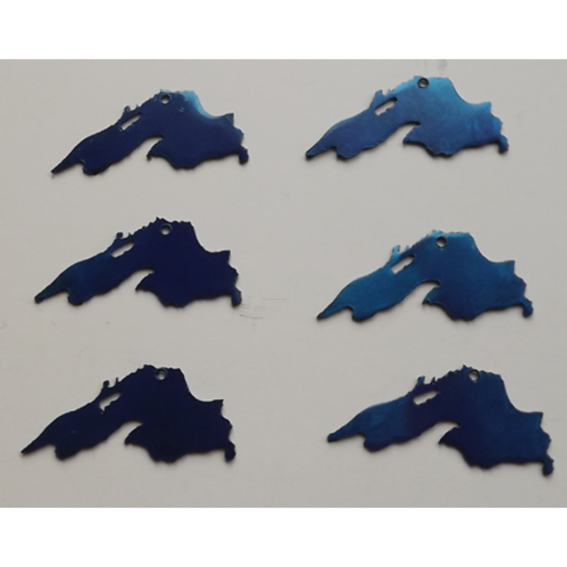Lake Superior Metal Silhouettes Size 5" width Color Transparent