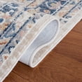 thumbnail image 4 of SAFAVIEH Blair Amyas Oriental Polyester Machine Washable Runner Rug, Beige/Navy, 2'2" x 8', 4 of 7