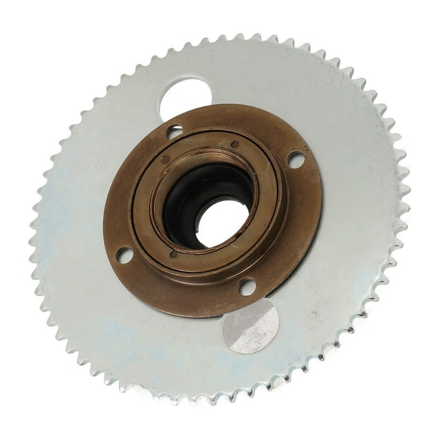 Electric Bike Crankset Connector, Bike Sprocket Flywheel Set Fine Workmanship 4 Hole 65T Steel for Repair