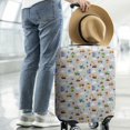 thumbnail image 2 of Cartoon Construction Vehicles Houses Luggage Cover Fashion Suitcase Cover Baggage Covers Fit 25-28 Inch Luggage (Go Travel), 2 of 5