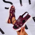 thumbnail image 2 of MKLEKYY Sandalias de Piso para Mujer, Sandalias de Tela de Color Puro Con Boca de Pez A La Moda de Verano para Mujer, Zapatos Cómodos y Transpirables, 2 of 5