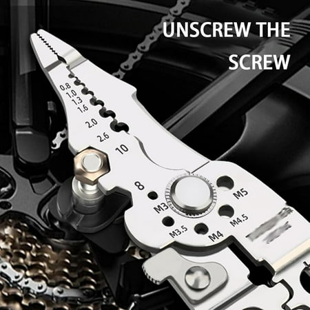 

1pc Professional New Arrival High Precision Multifunctional Electrical Wiring Stripper Crimper Cutter Pliers with Superior Accuracy Durable Design