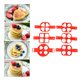 thumbnail image 4 of Aros para cocinar huevos, aros para huevos, seguros y no tóxicos con asa Mini panqueques para muffins de huevo ANGGREK Otros, 4 of 8