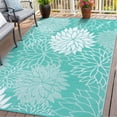 thumbnail image 5 of Ileading Outdoor Rugs for Patios Clearance 6'x9' Waterproof Patio Mat Plastic Straw Rug Reversible RV Camping Tent Rug Outside Area Rug for RV, Patios,Deck, Beach,Balcony, Camping, 5 of 11