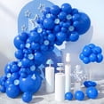 thumbnail image 4 of Navy Blue Balloon Garland Kit Birthday Balloons 120pcs, 4 of 7