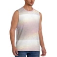 thumbnail image 2 of Balery Glitter Light Pearl Men's Sleeveless Muscle Shirts Workout Tank Top, Moisture Wicking, Odor Protection-XX-Large, 2 of 8