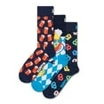 thumbnail image 2 of Happy Socks 3 Pack Unisex Socks, Gift Box, Mixed Colours Beer Glass 41-46 (Uk 7,5-11,5), 2 of 6
