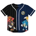 thumbnail image 2 of Boys Sonic The Hedgehog Baseball Jersey T-Shirt - Little and Big Boys Sizes 4-20, 2 of 7