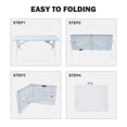 thumbnail image 3 of Bingirl Table Pliante Portable de 6 Pi avec Poignée - Table en Plastique Légère et Robuste avec Surface Imperméable et Résistante aux Rayures, 3 of 9