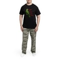 thumbnail image 5 of CafePress - Smart Parrot Pajamas - Men's Dark Loose Fit Cotton Pajama Set, 5 of 7