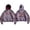 W001-Purple, variant on Men's Y2k Goth Graphic Zip Up Hoodies Long Sleeve Grunge Punk Graphic Print Streetwear Oversized Hooded Sweatshirt With Pocket W001-Beige XXXXL