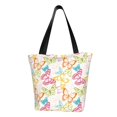 thumbnail image 2 of Kdxio Retro Colorful Butterfly Women Reusable Grocery Bags Foldable Ripstop,Reusable Shopping Bags for Shopping,Gym,Gift, 2 of 8